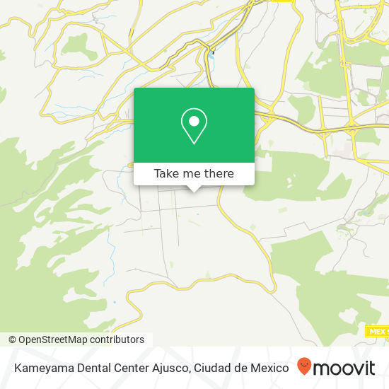 Kameyama Dental Center Ajusco map