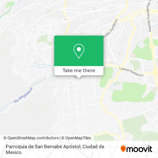 Mapa de Parroquia de San Bernabé Apóstol