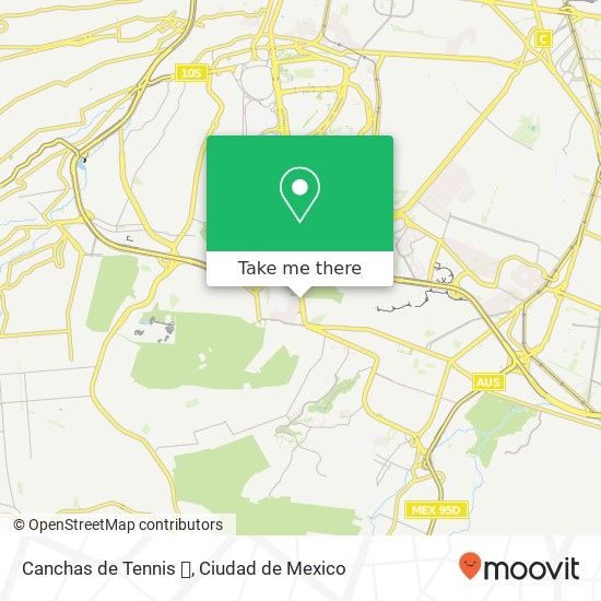 Canchas de Tennis 🎾 map