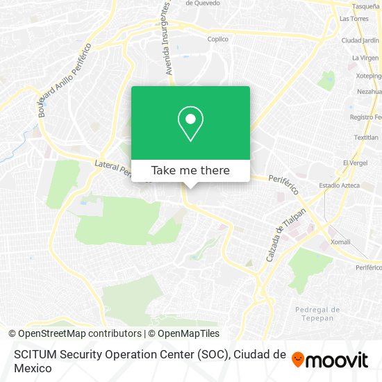 SCITUM Security Operation Center (SOC) map