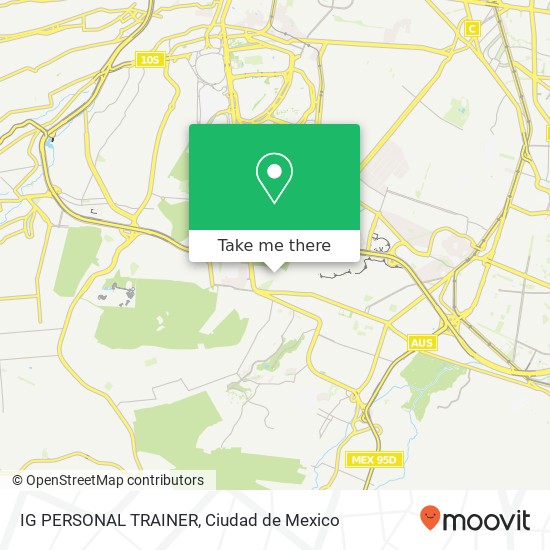 IG PERSONAL TRAINER map