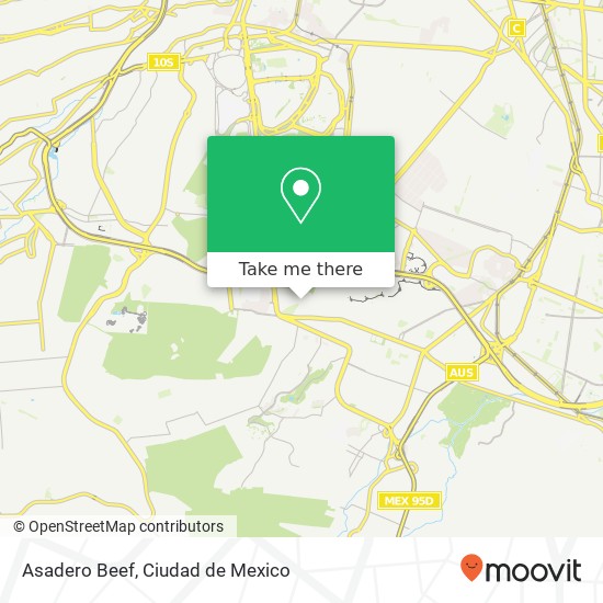 Asadero Beef map