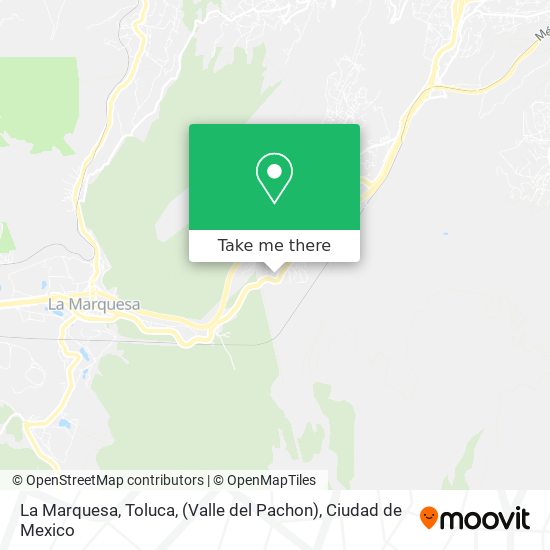 La Marquesa, Toluca, (Valle del Pachon) map