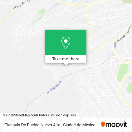 Tianguis De Pueblo Nuevo Alto. map