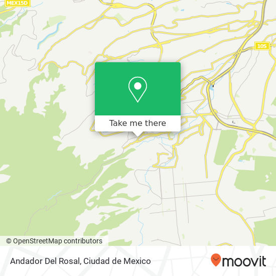 Andador Del Rosal map