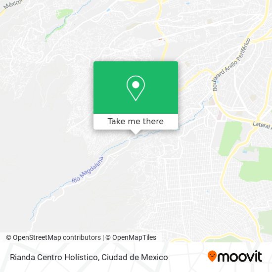 Mapa de Rianda Centro Holístico