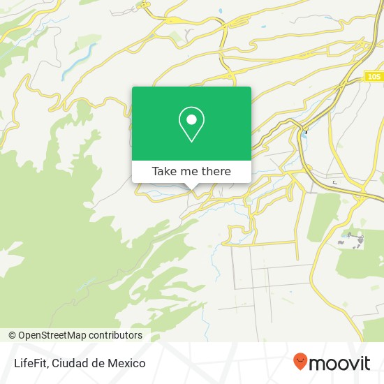 LifeFit map