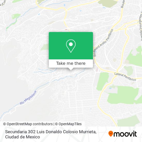 Secundaria 302 Luis Donaldo Colosio Murrieta map