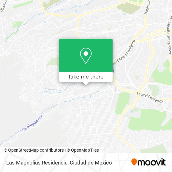 Mapa de Las Magnolias Residencia