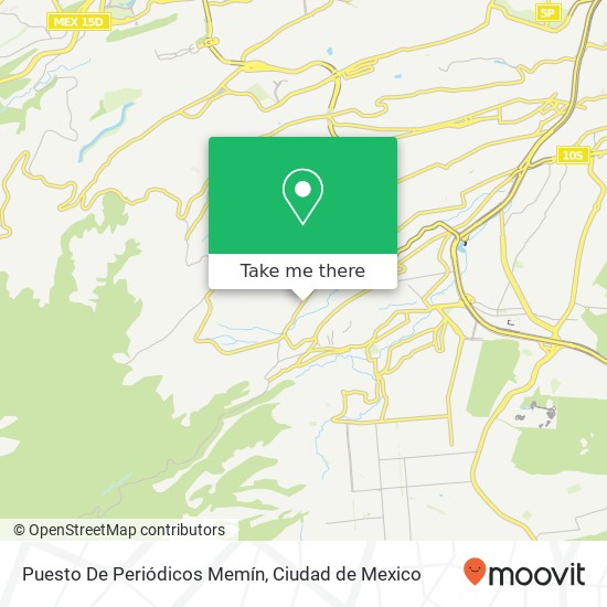 Puesto De Periódicos Memín map