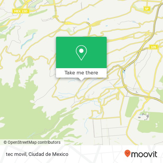 Mapa de tec movil