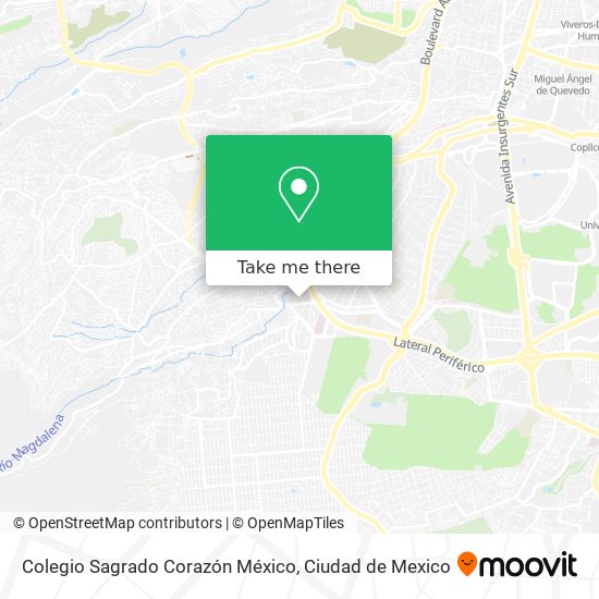 Mapa de Colegio Sagrado Corazón México