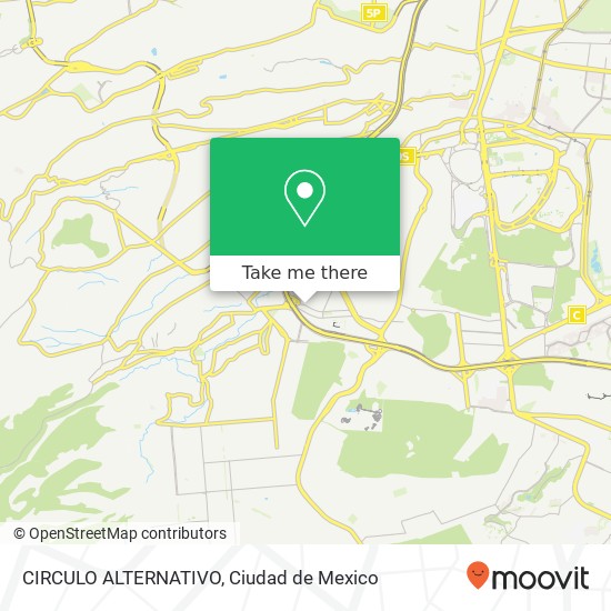 CIRCULO ALTERNATIVO map