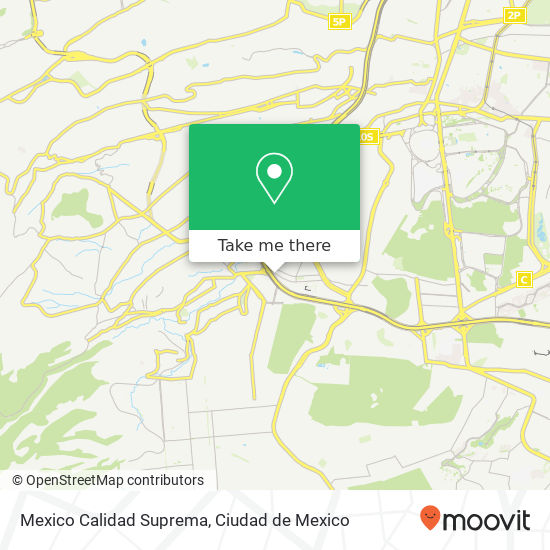 Mexico Calidad Suprema map