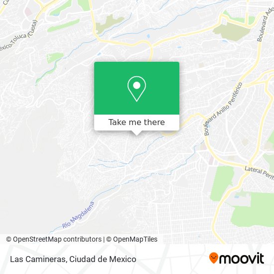 Mapa de Las Camineras