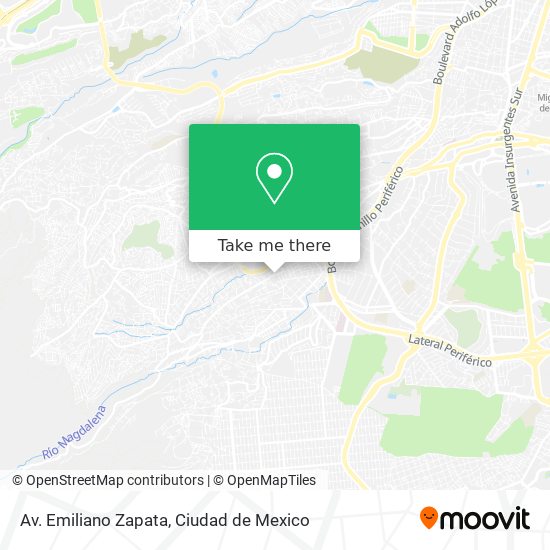 Mapa de Av. Emiliano Zapata