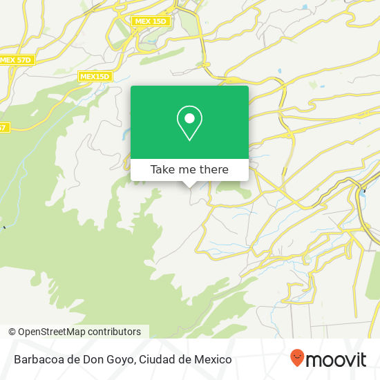 Barbacoa de Don Goyo map