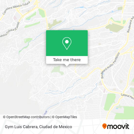 Mapa de Gym Luis Cabrera