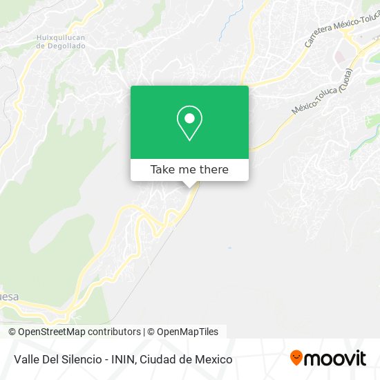 Valle Del Silencio - ININ map