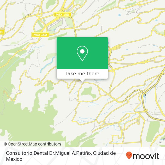 Consultorio Dental Dr.Miguel A.Patiño map