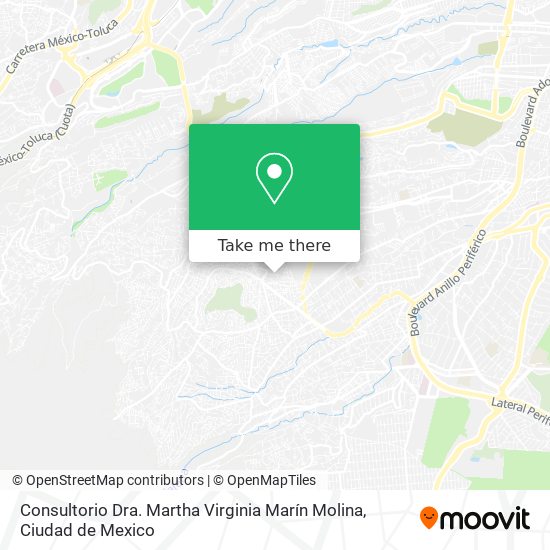 Consultorio Dra. Martha Virginia Marín Molina map