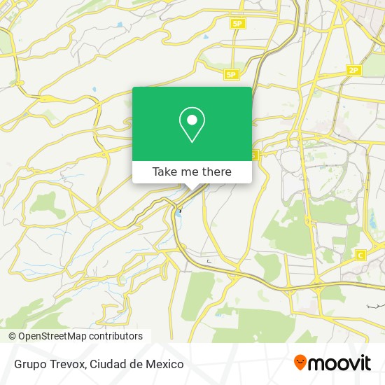 Mapa de Grupo Trevox