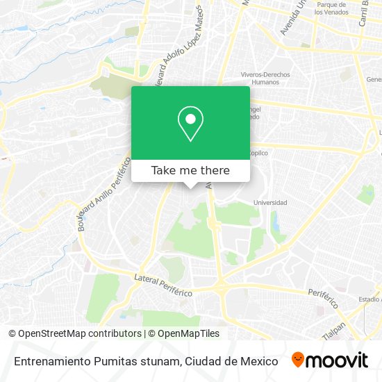 Mapa de Entrenamiento Pumitas stunam