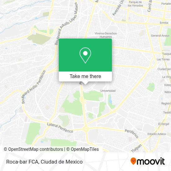 Roca-bar FCA map