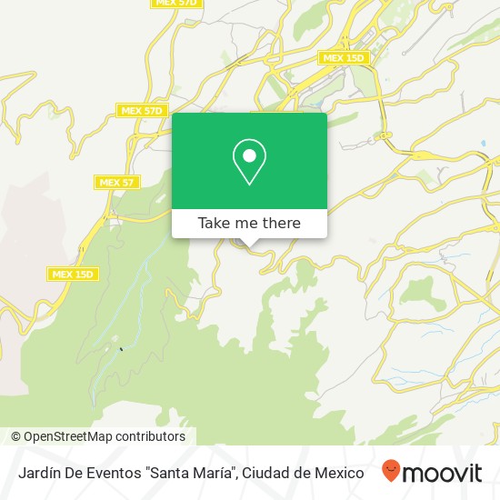 Jardín De Eventos "Santa María" map