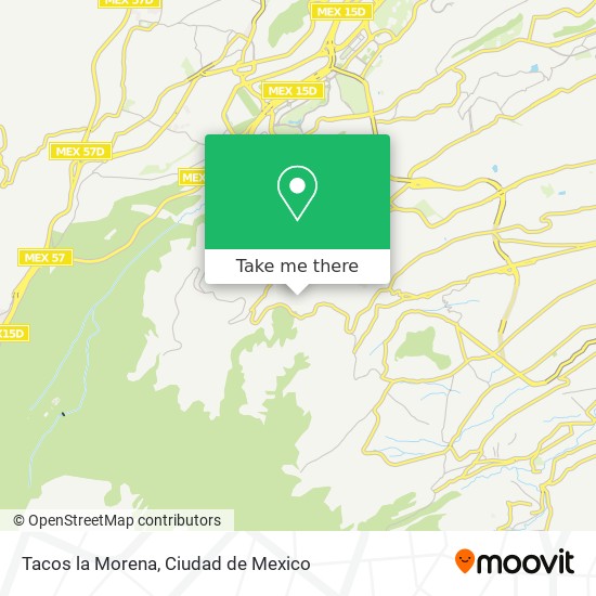 Tacos la Morena map