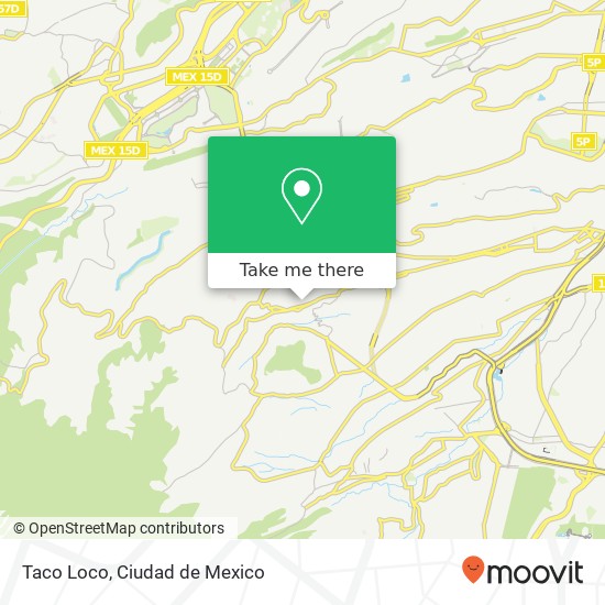 Taco Loco map
