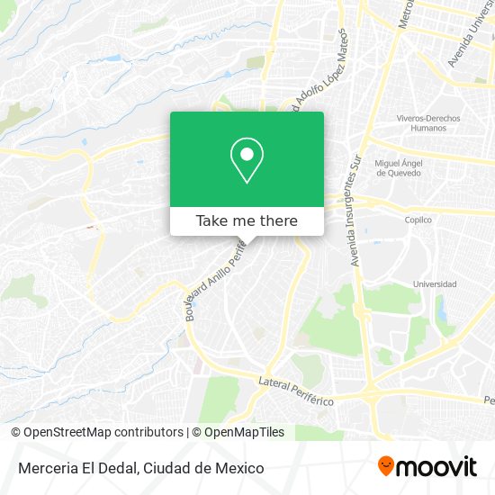 Merceria El Dedal map