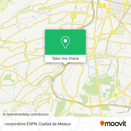 Mapa de corporativo ESPN