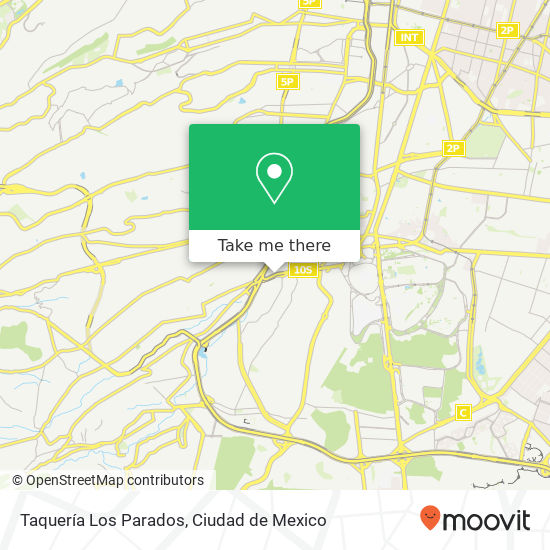 Taquería Los Parados map