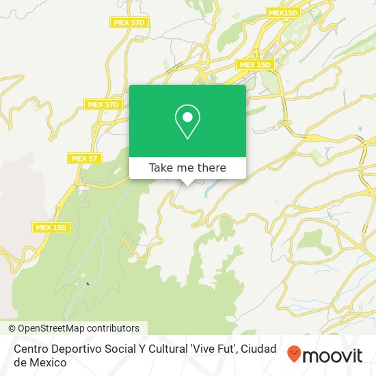 Centro Deportivo Social Y Cultural 'Vive Fut' map