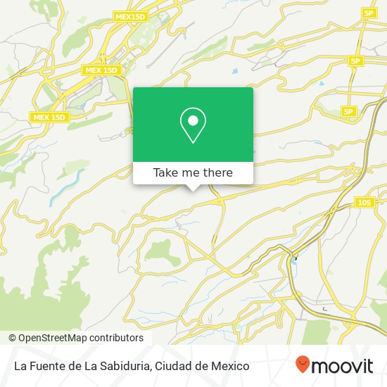 La Fuente de La Sabiduria map