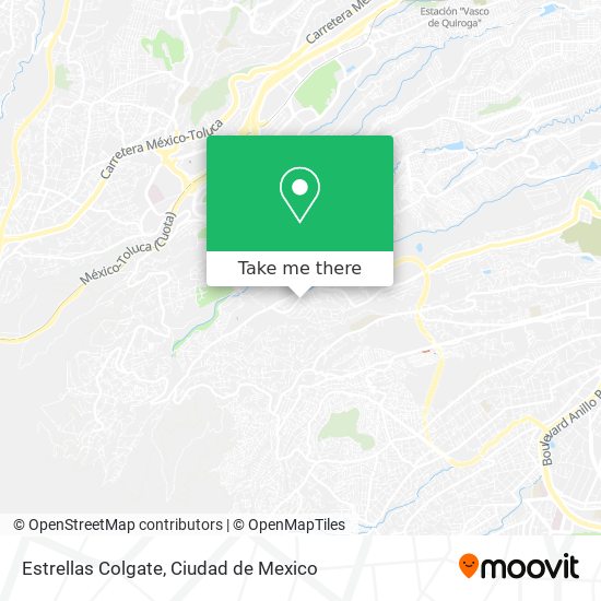 Estrellas Colgate map