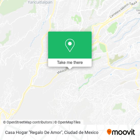 Mapa de Casa Hogar "Regalo De Amor"