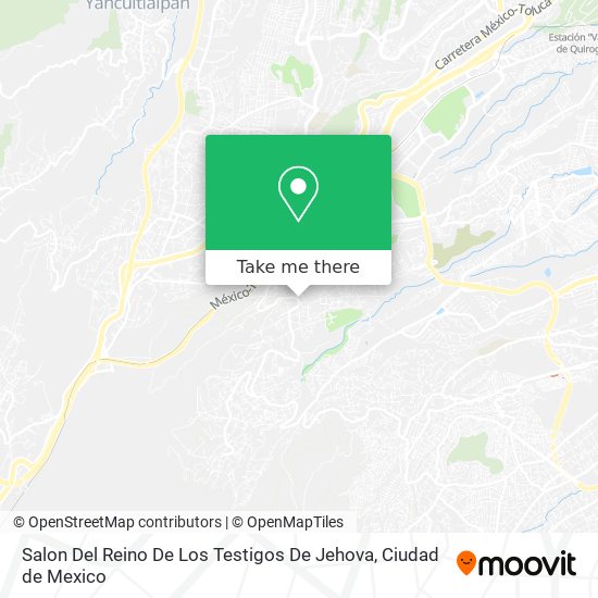 Mapa de Salon Del Reino De Los Testigos De Jehova