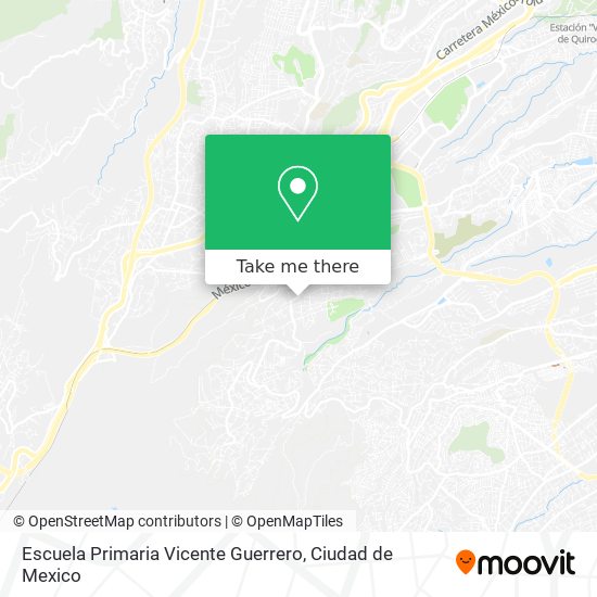 Mapa de Escuela Primaria Vicente Guerrero