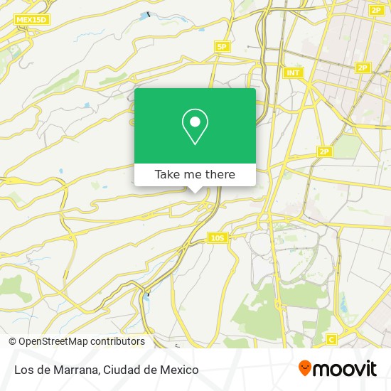 Los de Marrana map