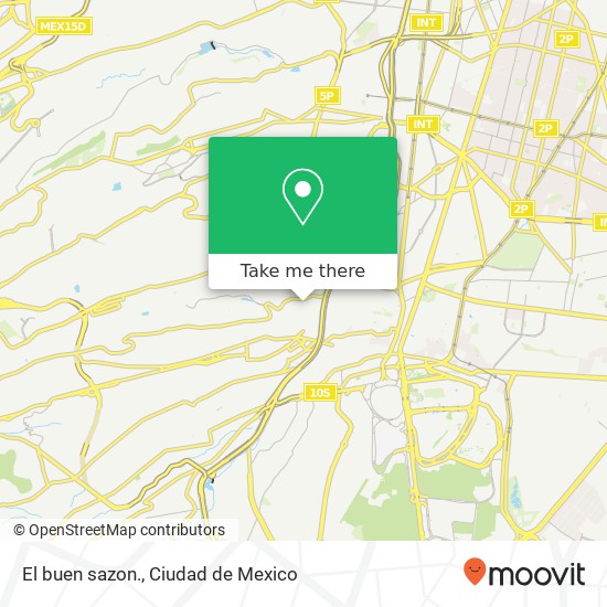 El buen sazon. map