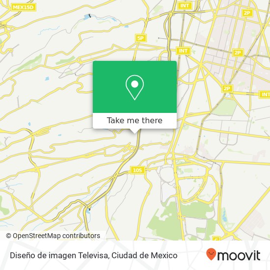 Diseño de imagen Televisa map