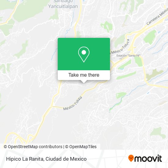 Hipico La Ranita map
