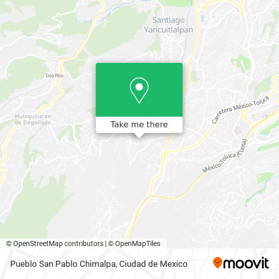 Pueblo San Pablo Chimalpa map