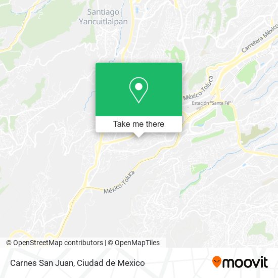 Carnes San Juan map