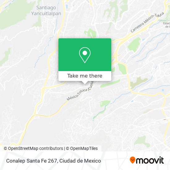 Conalep Santa Fe 267 map