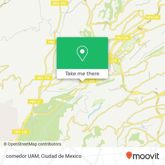 comedor UAM map