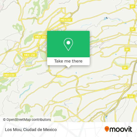 Los Mou map