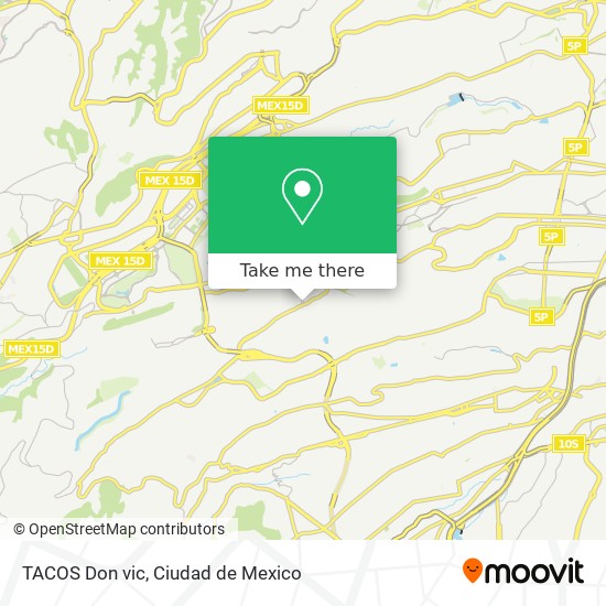 Mapa de TACOS Don vic